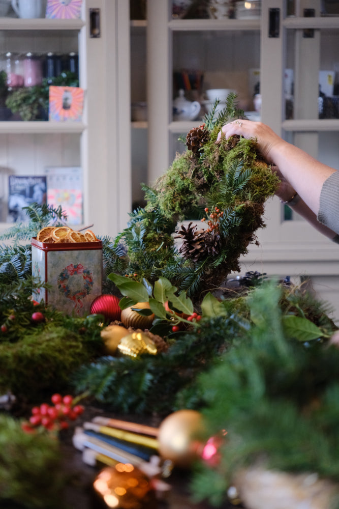 workshop kerstkrans maken
