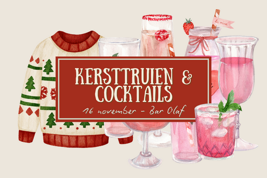 Foute kersttruien & cocktails: de gezelligste workshop van Leiden