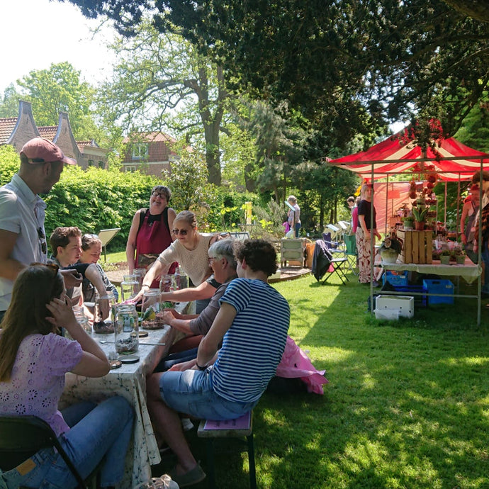 Plantenmarkt in Hortus Leiden was echt super gezellig!