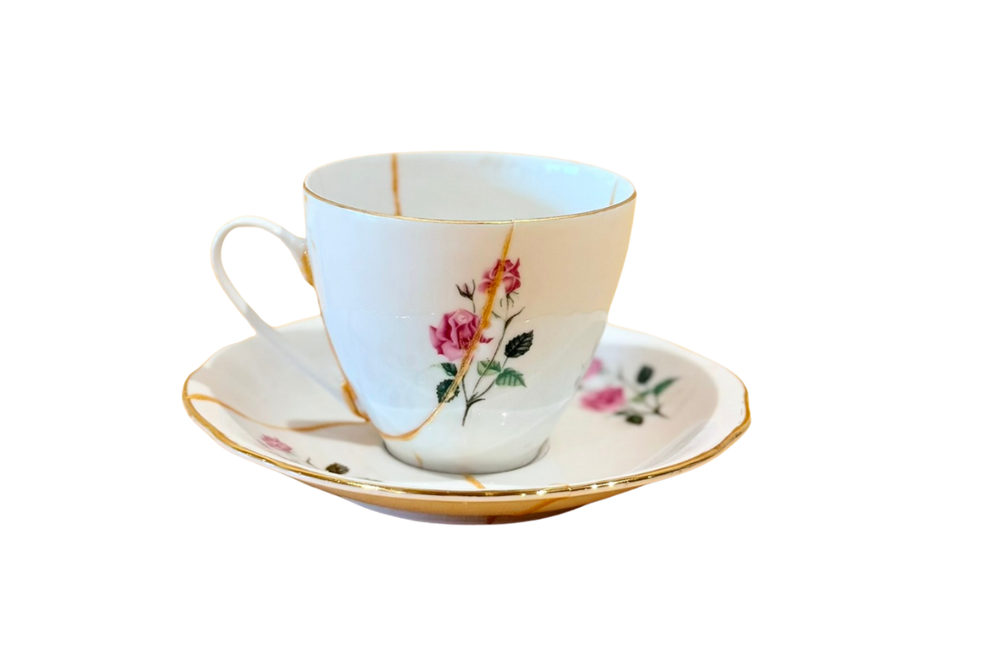 Kun je drinken uit een mok die gerepareerd is met kintsugi?