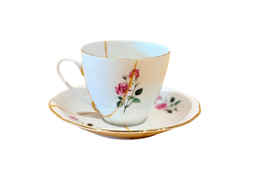 Kun je drinken uit een mok die gerepareerd is met kintsugi?