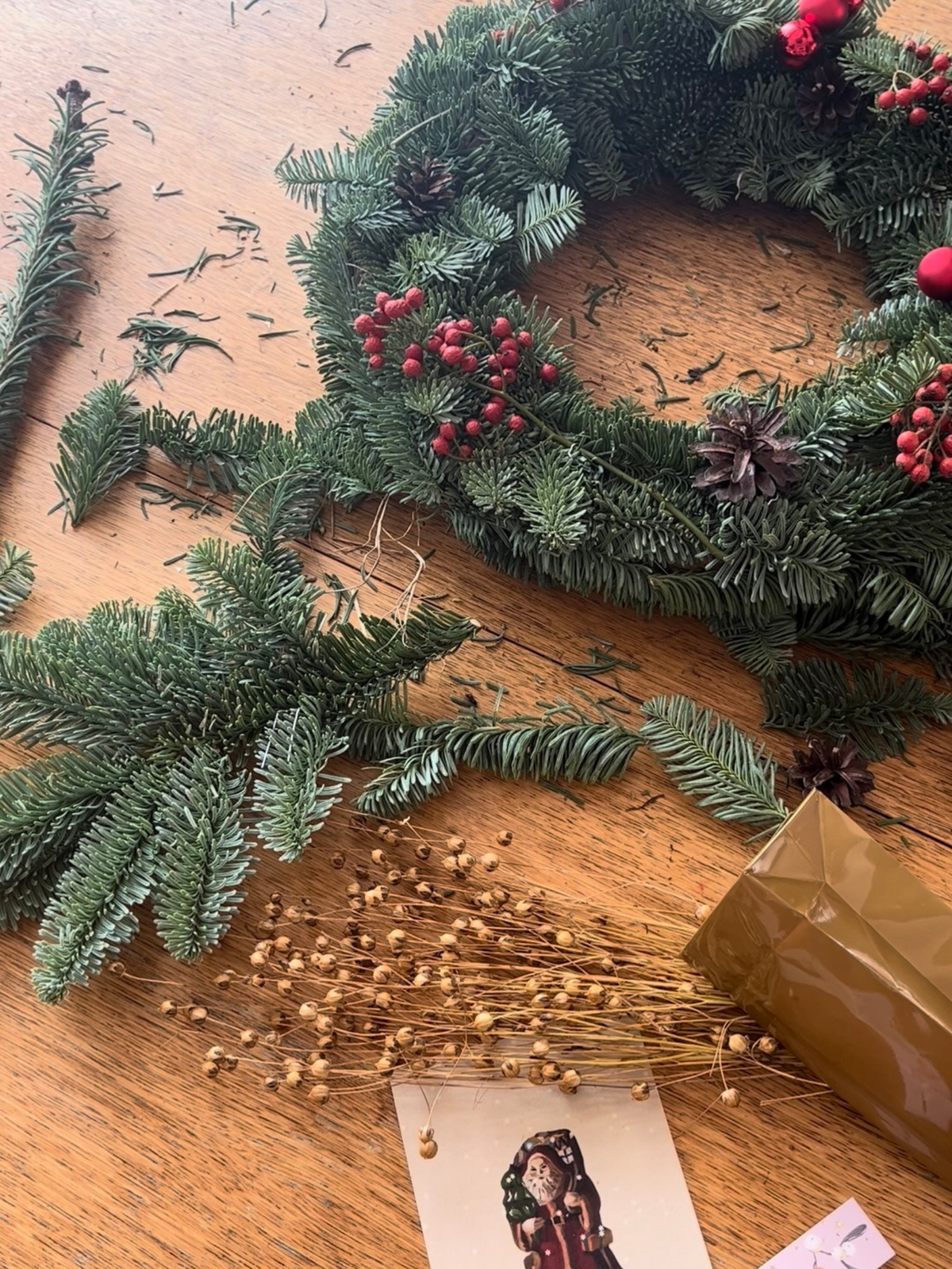 DIY kerstkrans verzendpakket