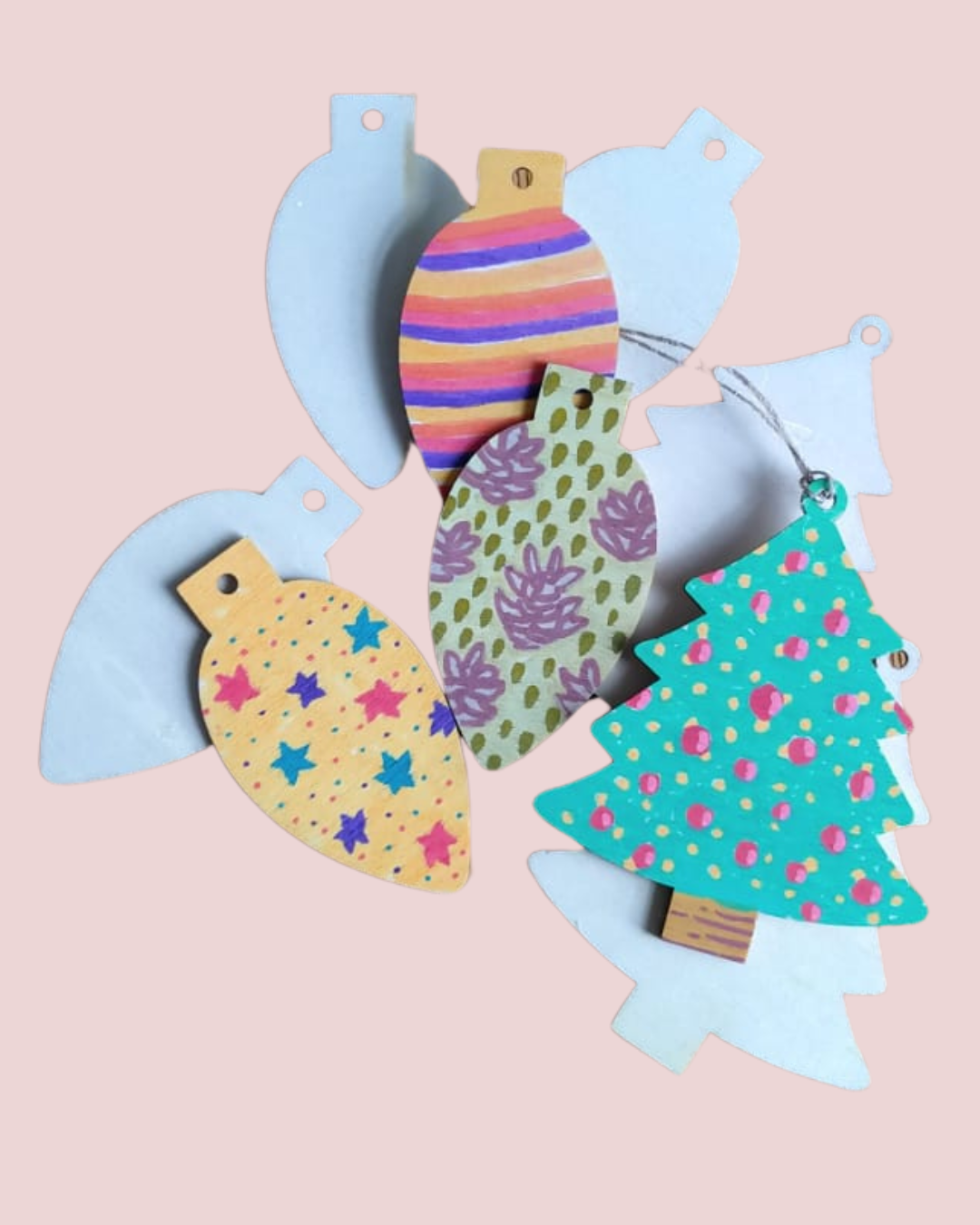 Workshop kersthangers versieren