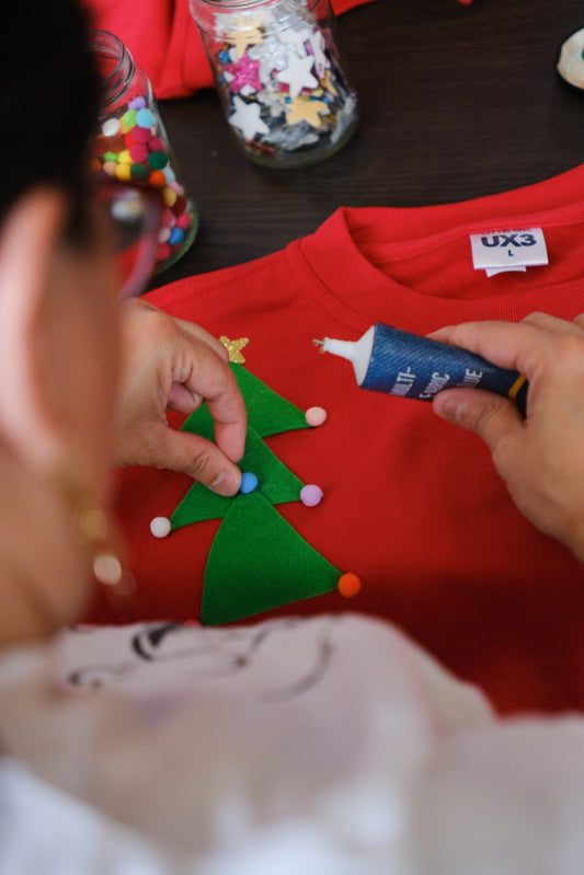 Foute kersttrui workshop