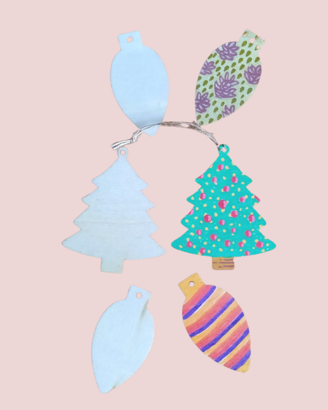 Workshop kersthangers versieren